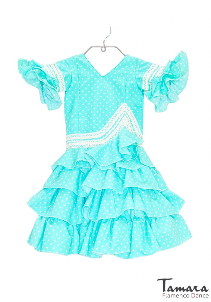 Traje de flamenca niña Compas Talla 00