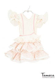 Traje de flamenca niña Cabales Talla 01
