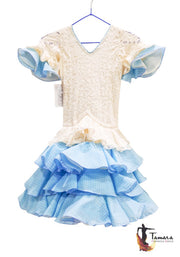 Traje de flamenca niña Estepona Talla 01