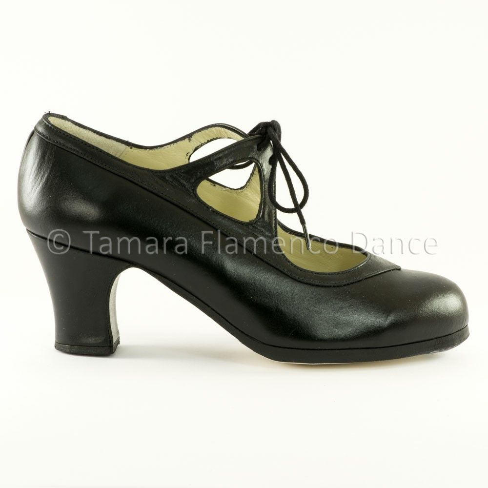 Zapatos de flamenco Candor Negro Boveda Carrete 6cm 43