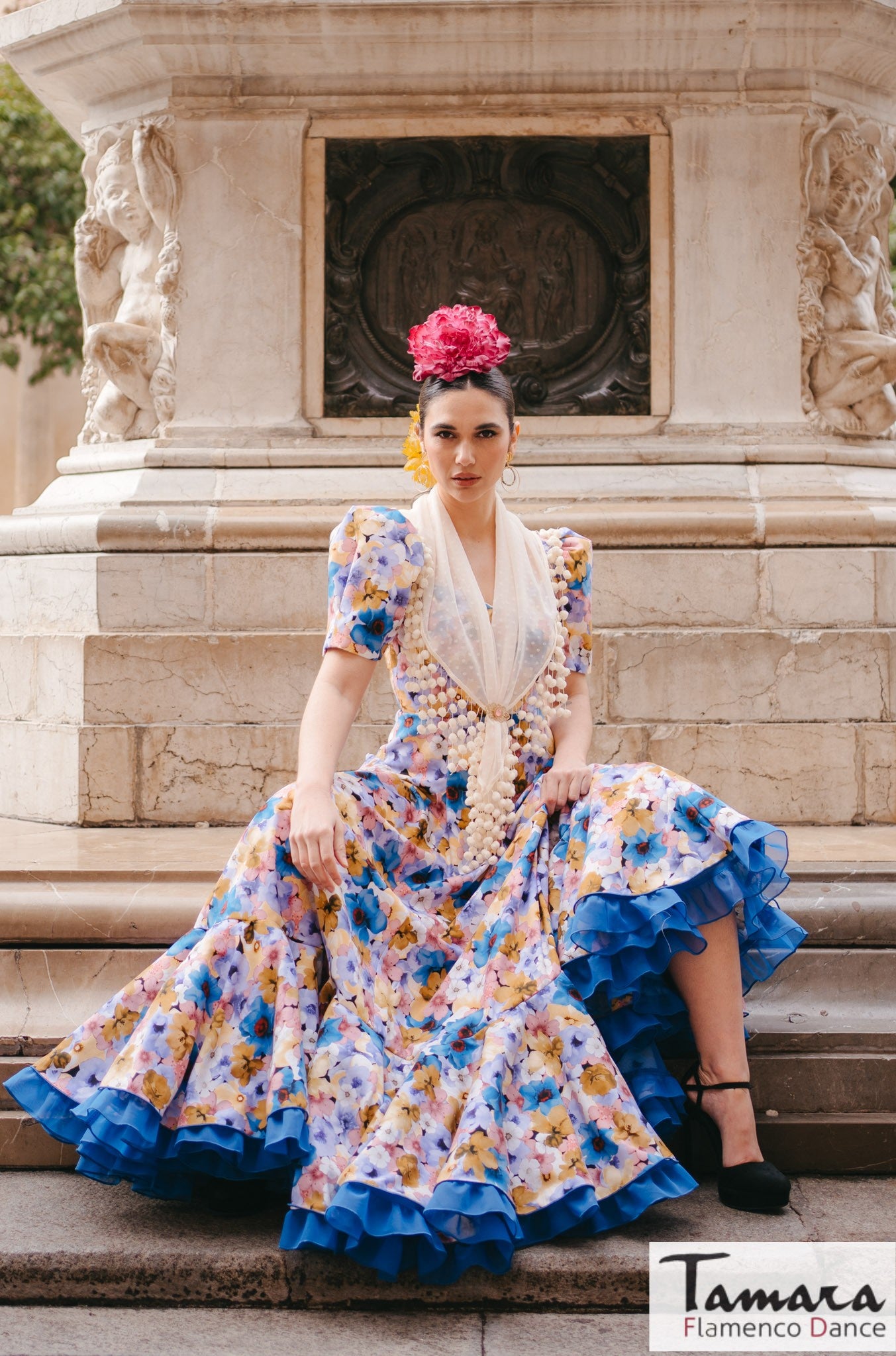 Traje de flamenca Valme Flores