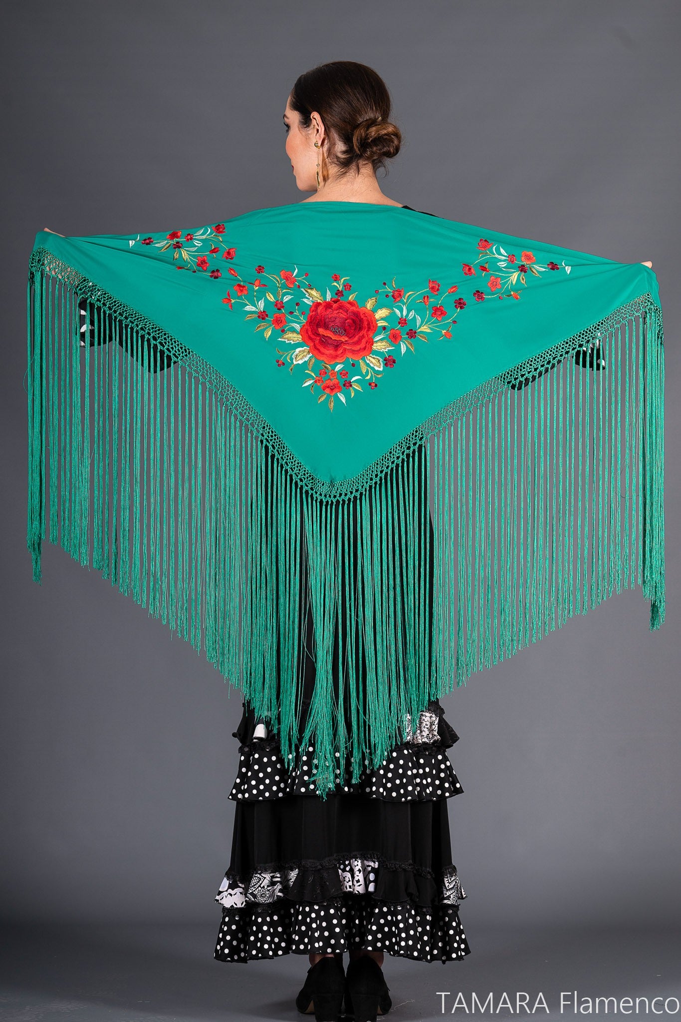 Mantoncillo Toscana - Bordado multicolor