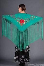 Mantoncillo Toscana - Bordado multicolor