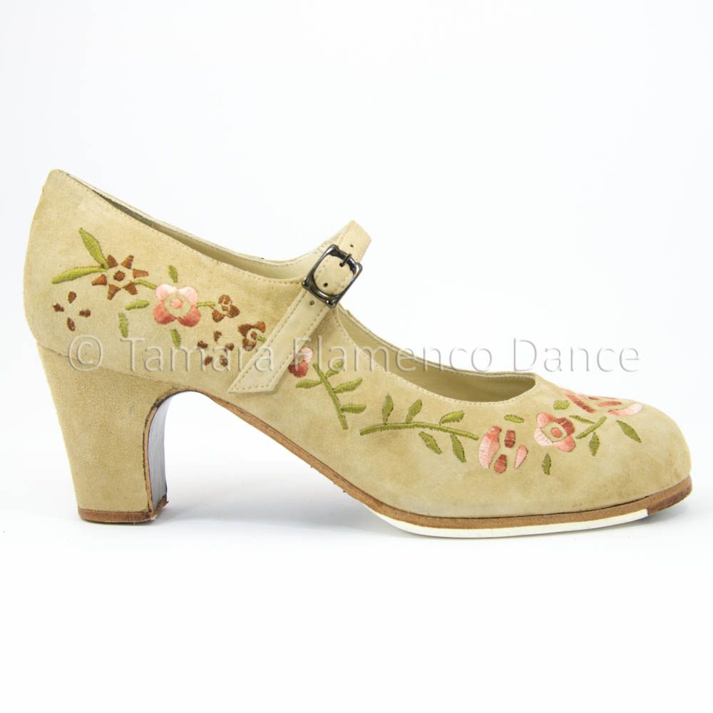 Zapatos de flamenco Bordado Correa I