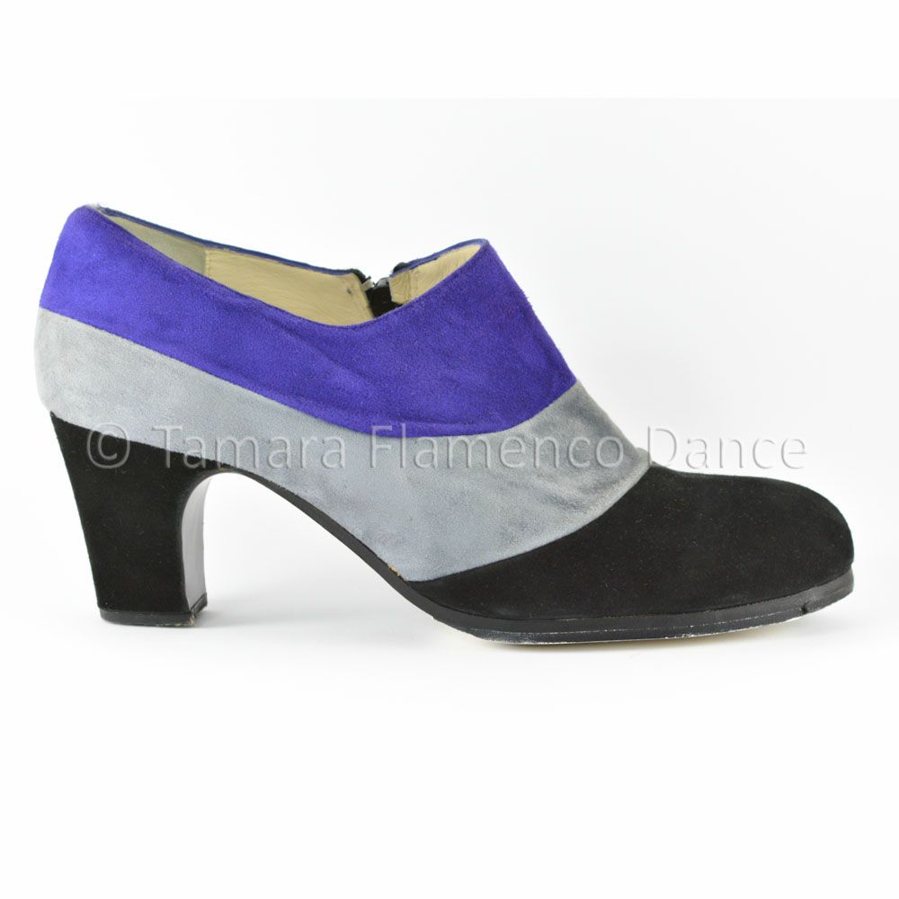 Zapatos de flamenco Tricolor
