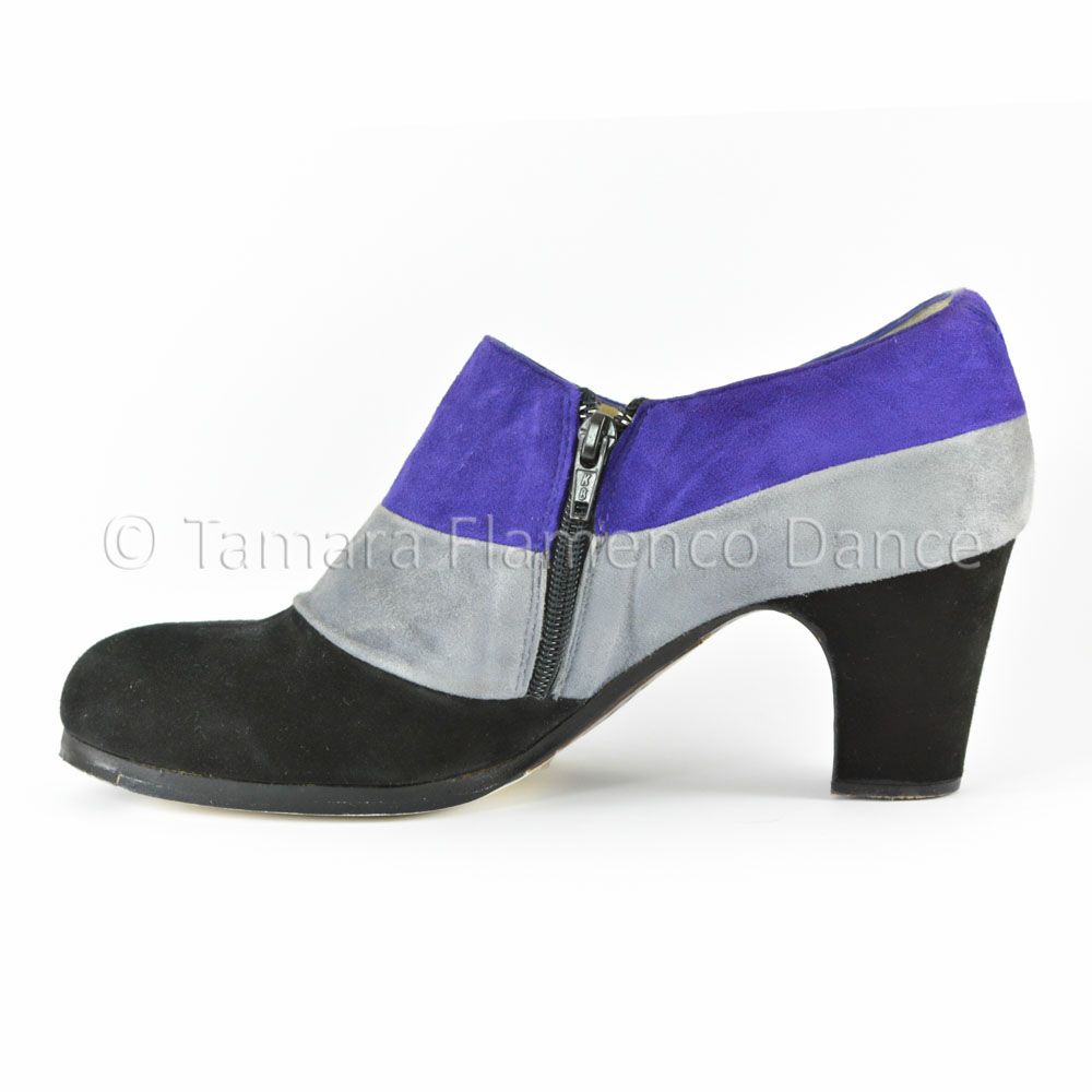 Zapatos de flamenco Tricolor