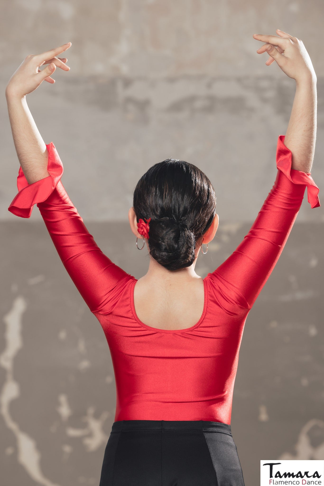 Flamenco bodysuit for girls in Jaén - Lycra | Tamara Flamenco