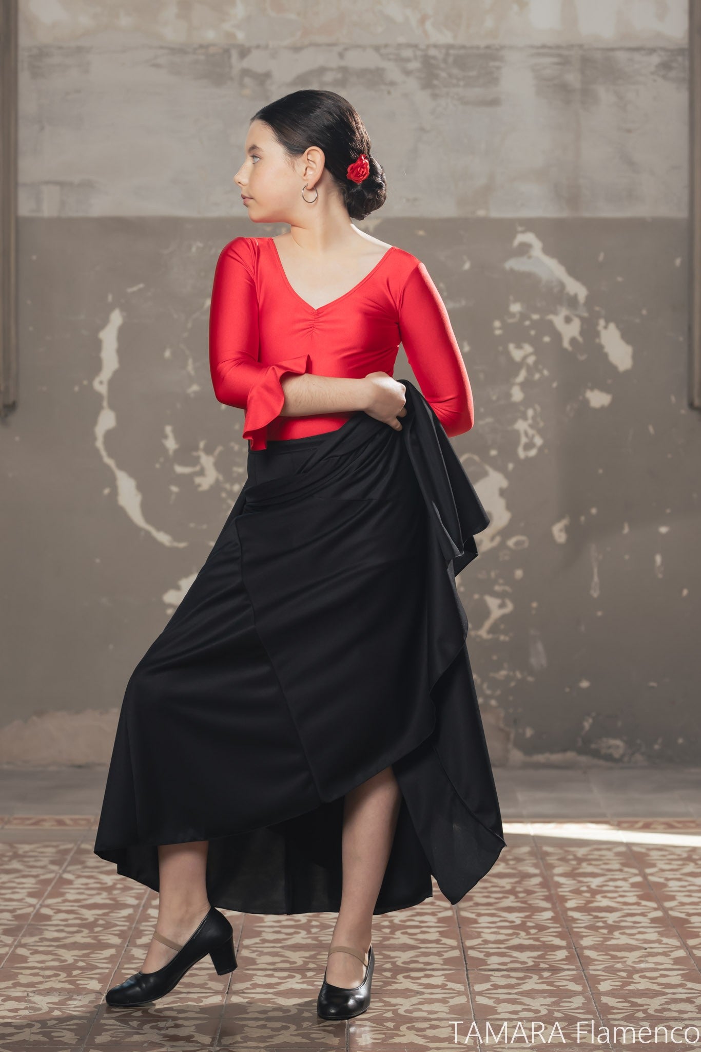 Falda flamenco Española Niña - Punto