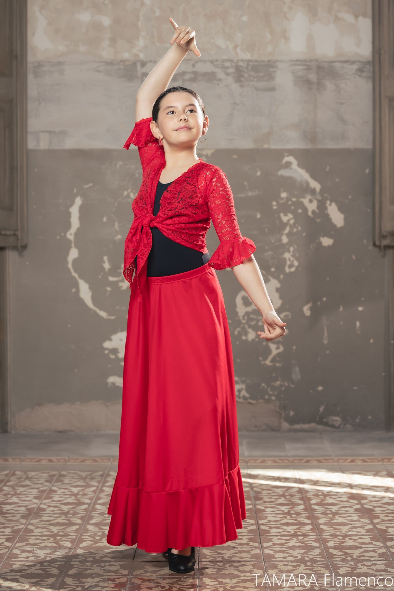 Falda flamenco Rociana Niña - Punto