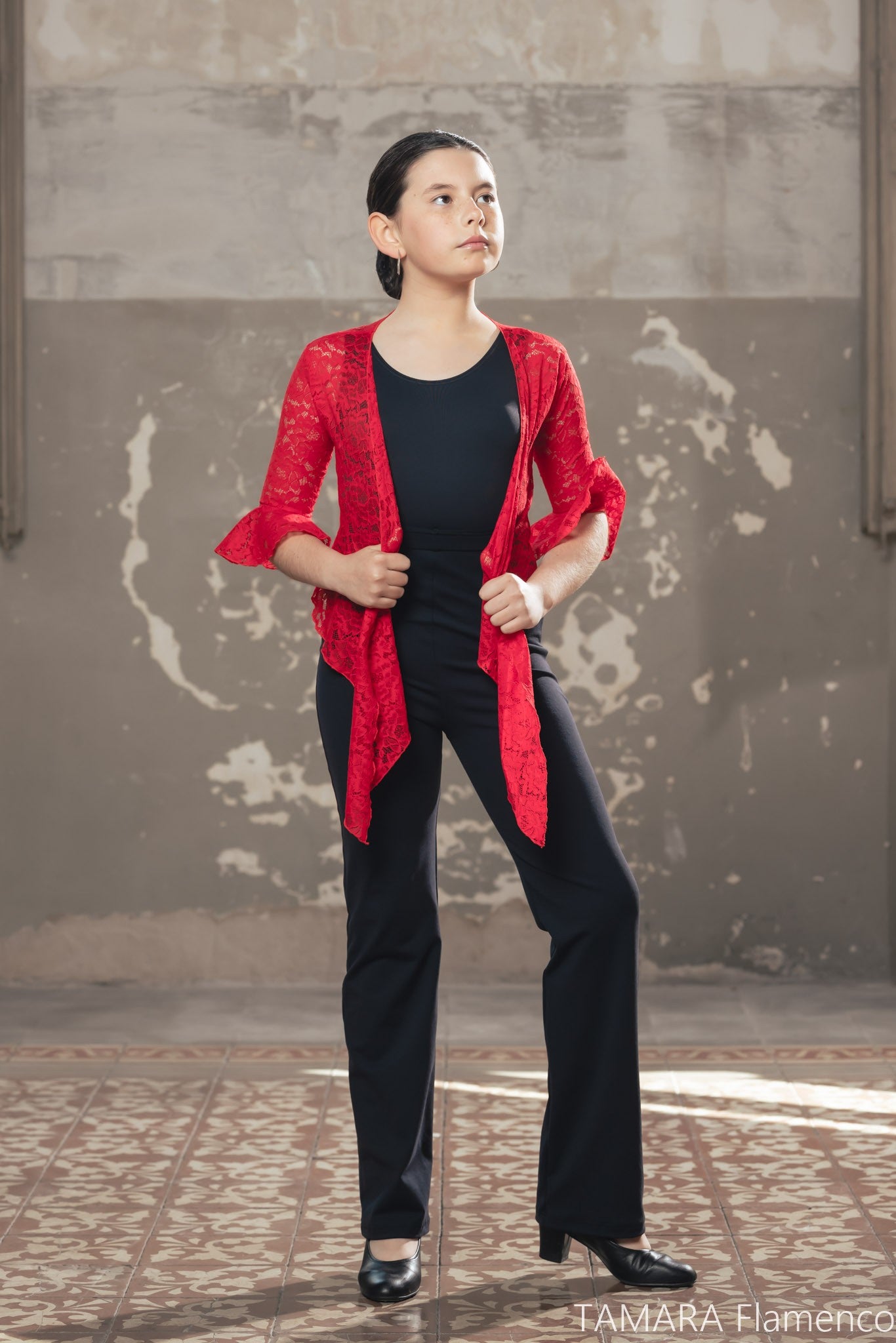 Pantalon flamenco Niña - Algodon Supplex