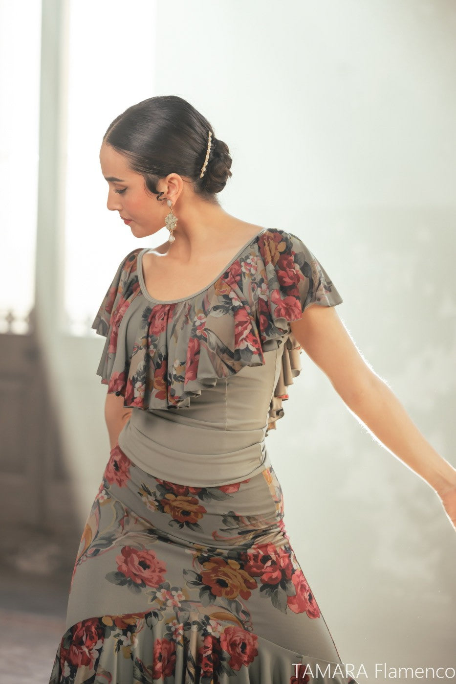 Camiseta flamenco Benet - Punto elástico