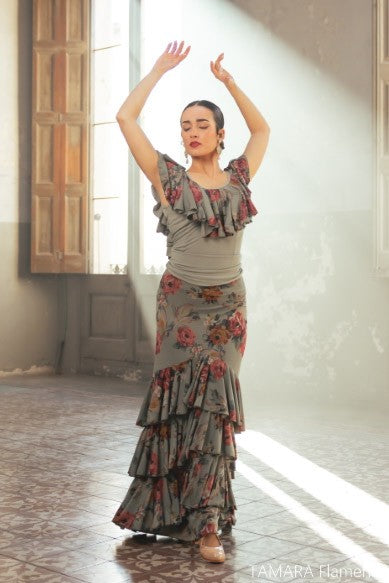 Falda flamenco Lusso - Punto elástico Estampado