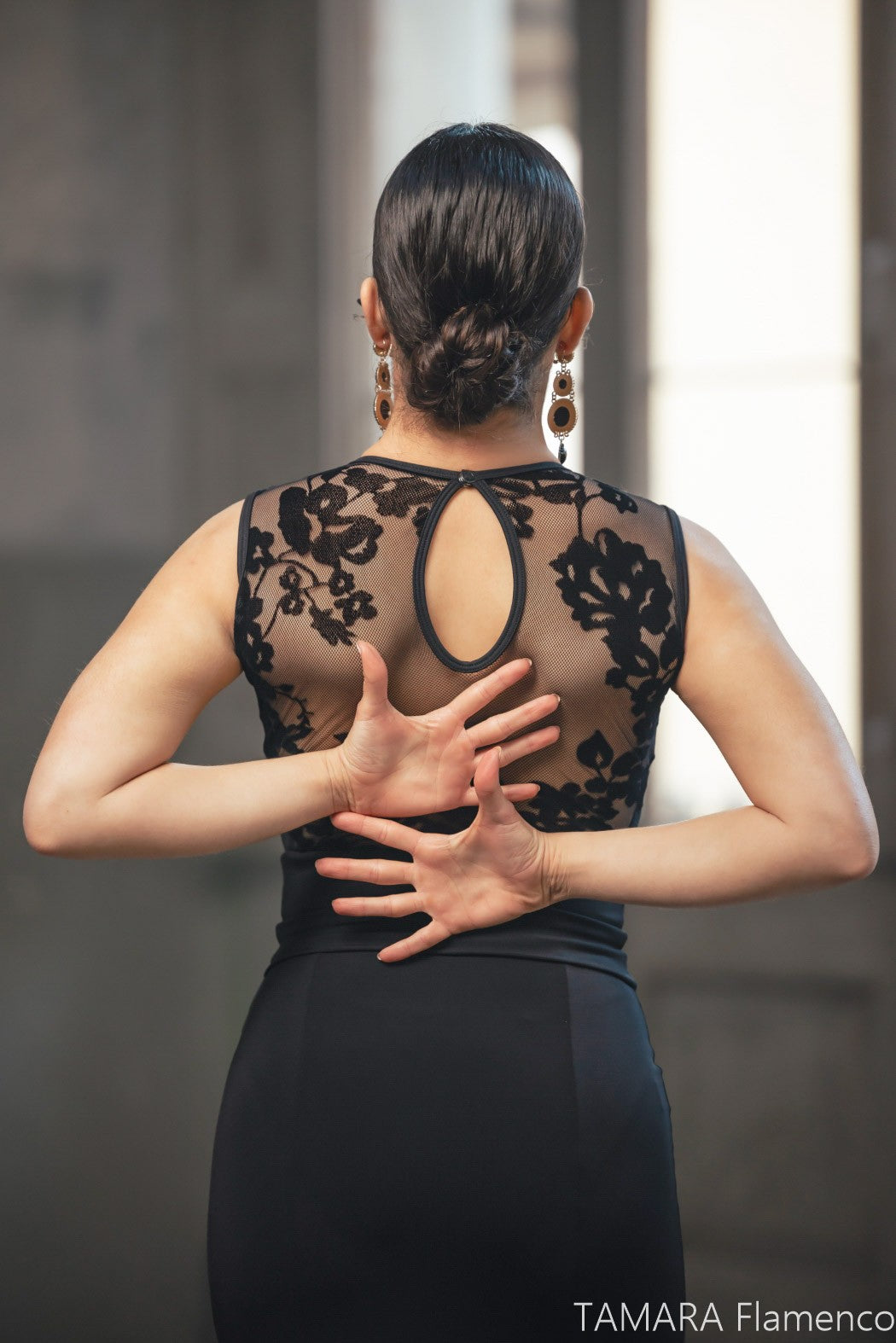 Body Ornato - Tul elastico con Terciopelo