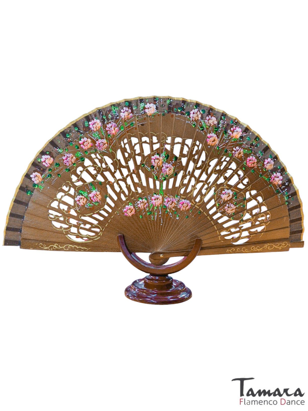 Abanico español pintado (23 cm) - Diseño 4