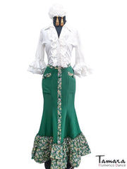 Falda andaluza flamenca Tamboril Talla 34