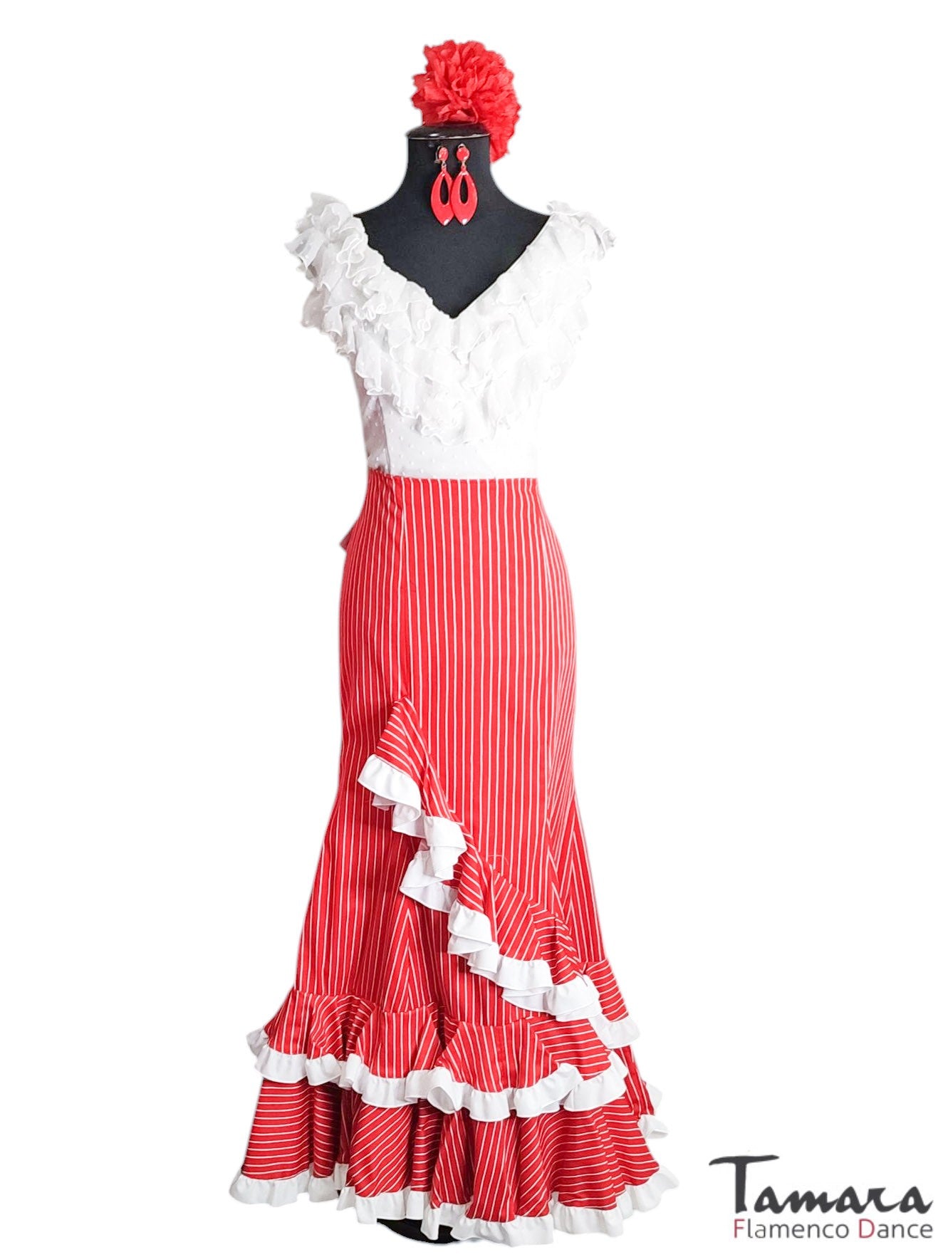 Falda andaluza flamenca Primavera Talla 42