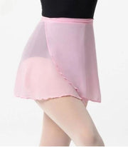 Falda Gasa Ballet/Danza Ajustable Rosa