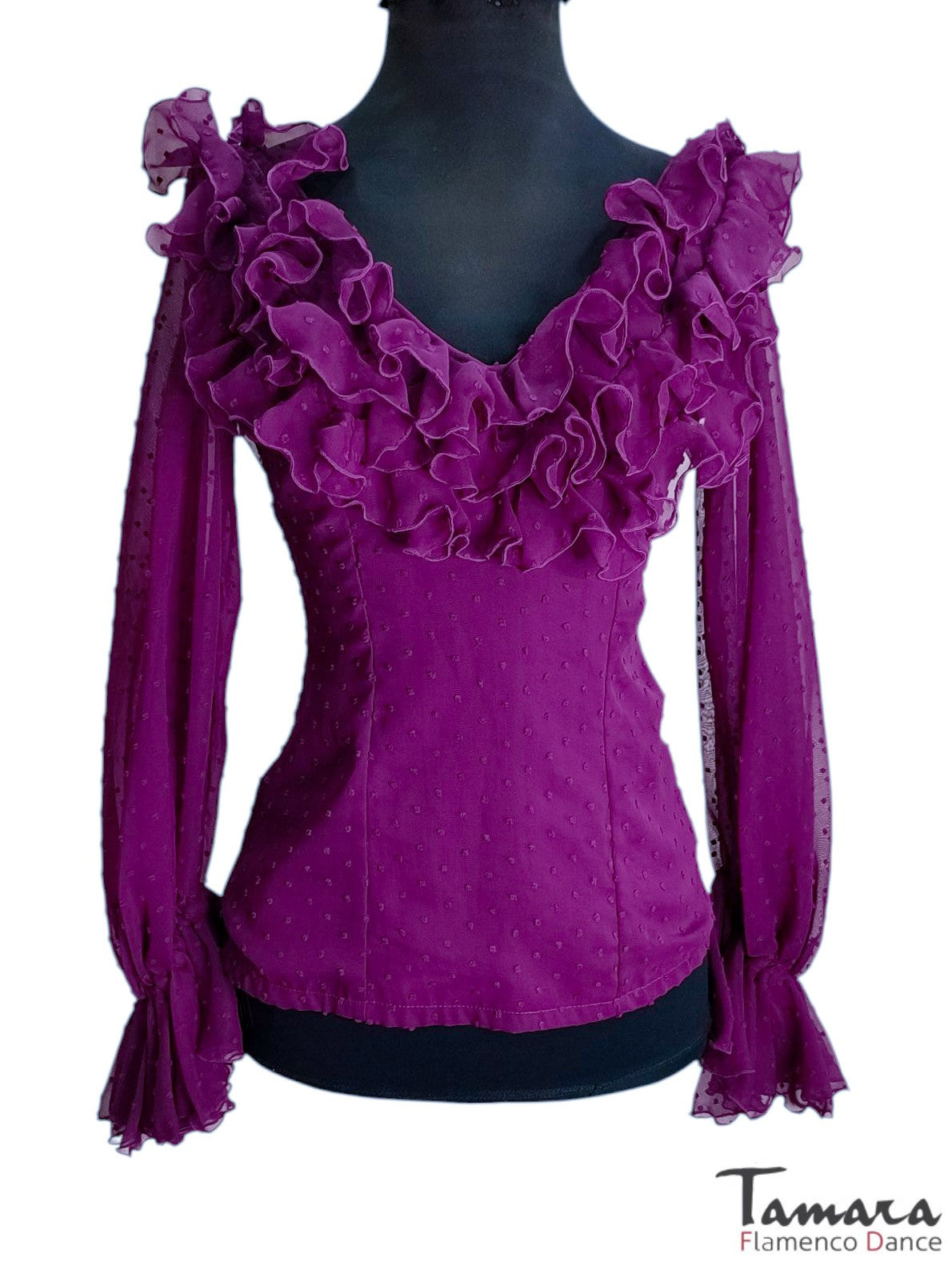 Camisa Blusa flamenca Diana Cardenal