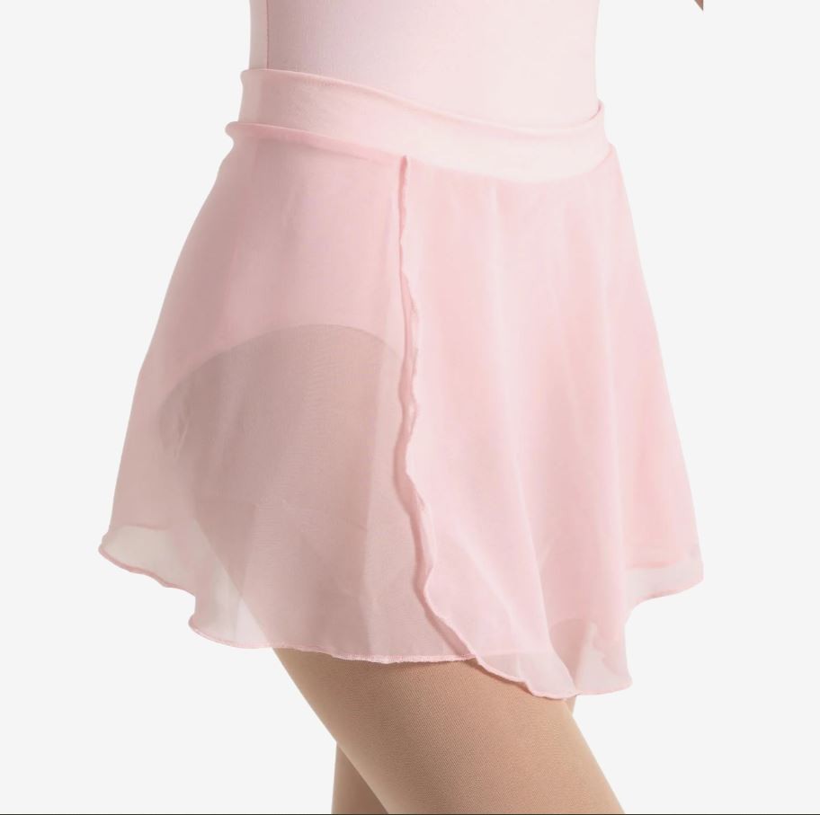 Falda Gasa rosa Ballet/Danza Capezio cintura elástica 08 Rosa