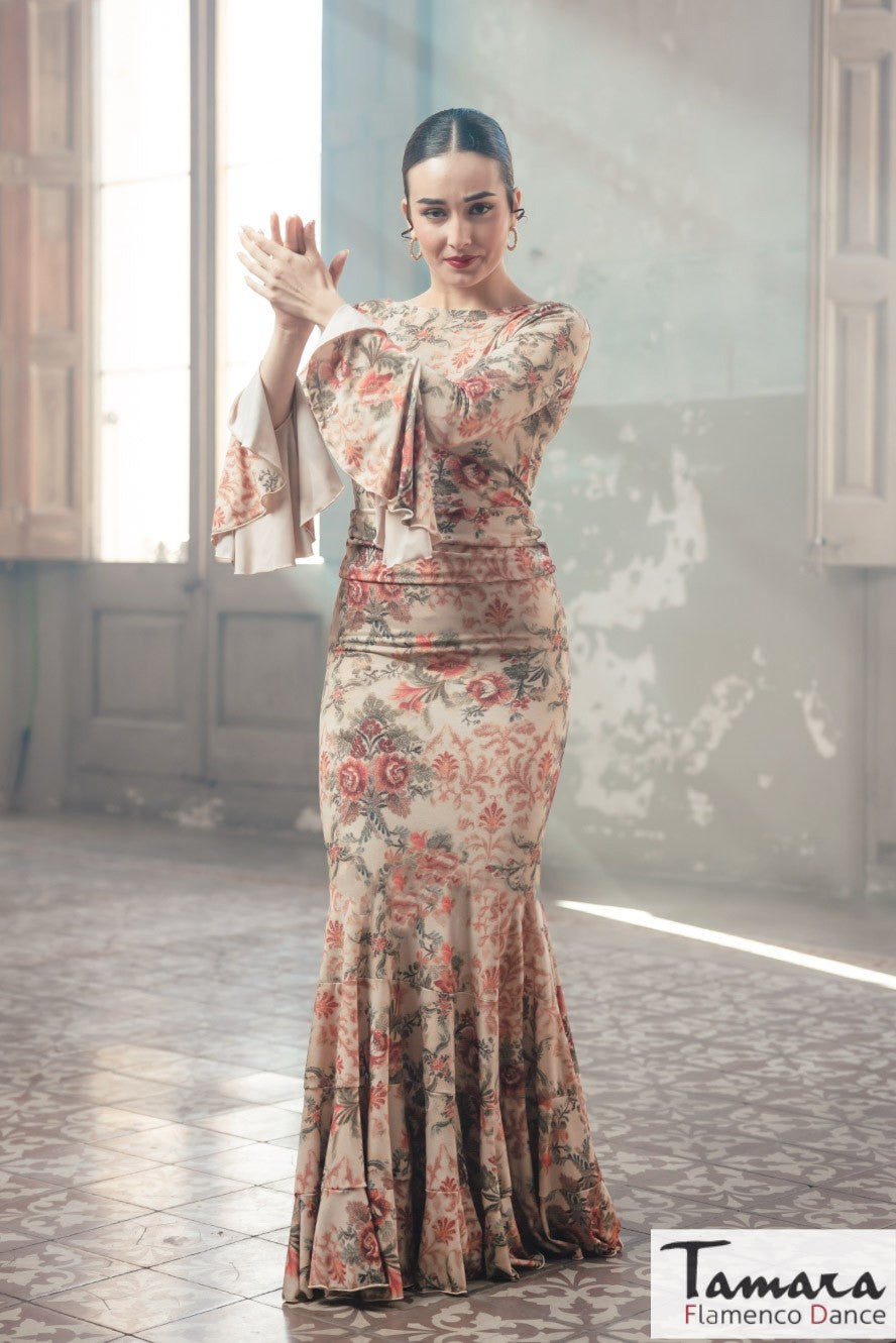 Falda flamenco Mirella - Punto elástico Estampado