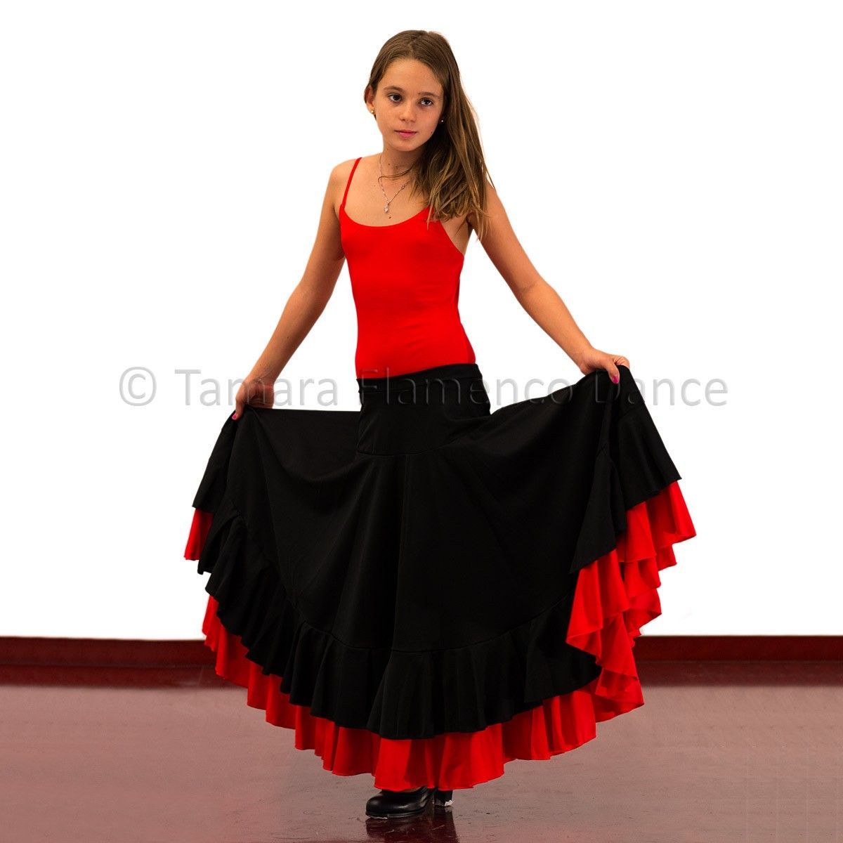 Falda flamenco Alborea niña