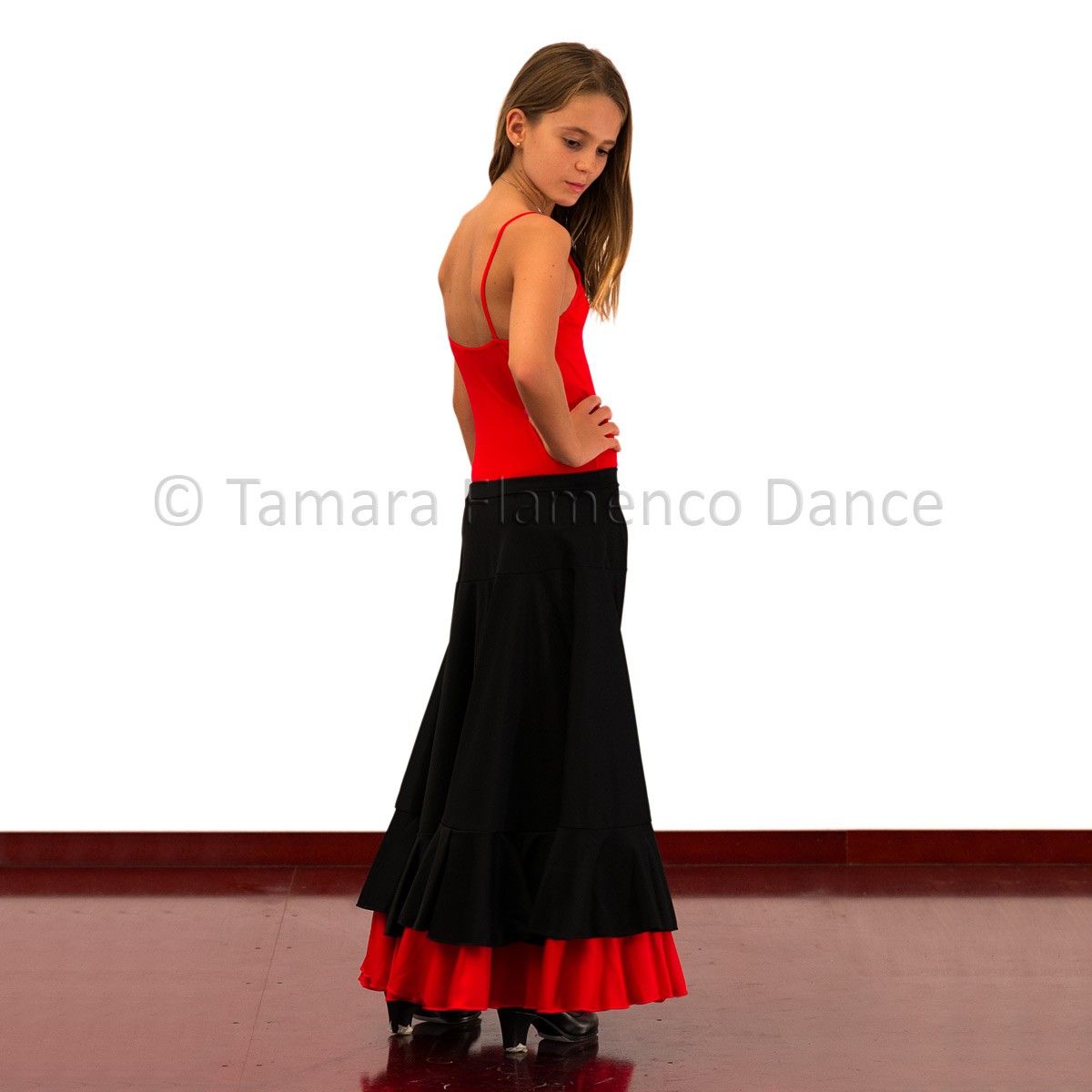 Falda flamenco Alborea niña