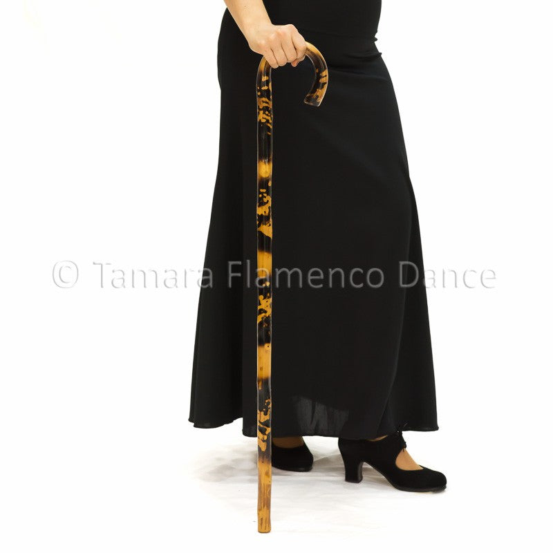 Bastón de Baile Flamenco Quemado