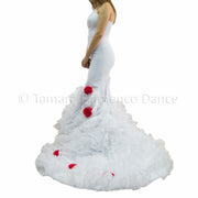 Vestido con bata de cola - Diseño Alicia