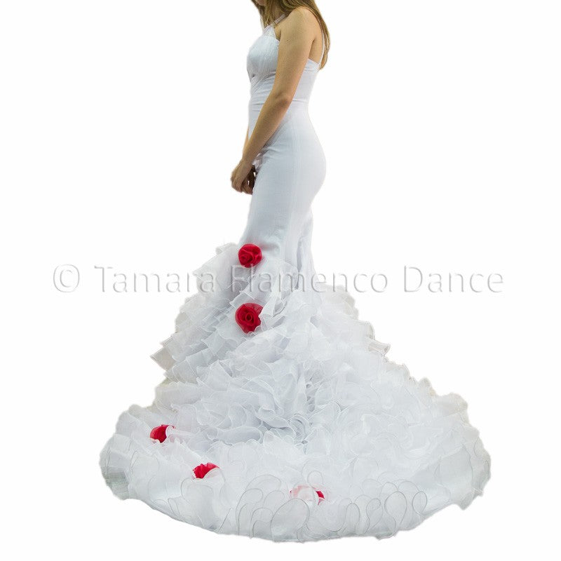 Vestido con bata de cola - Diseño Alicia