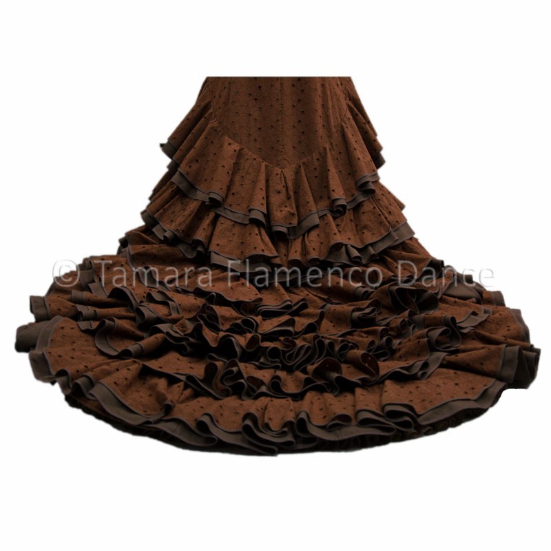 Vestido con bata de cola - Diseño Macarena