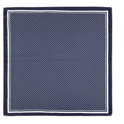 Fajin Adulto - Lunares Azul marino con lunar blanco