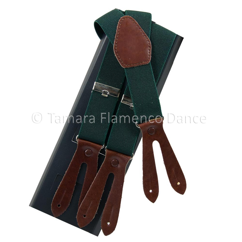 Tirante Infantil - Liso Verde Botella 20