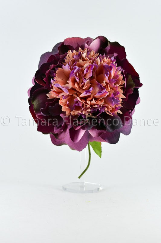 Flor Flamenca Peonía - 15 cm Cardenal
