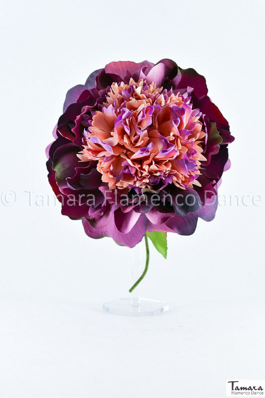Flor Flamenca Peonía - 15 cm Cardenal