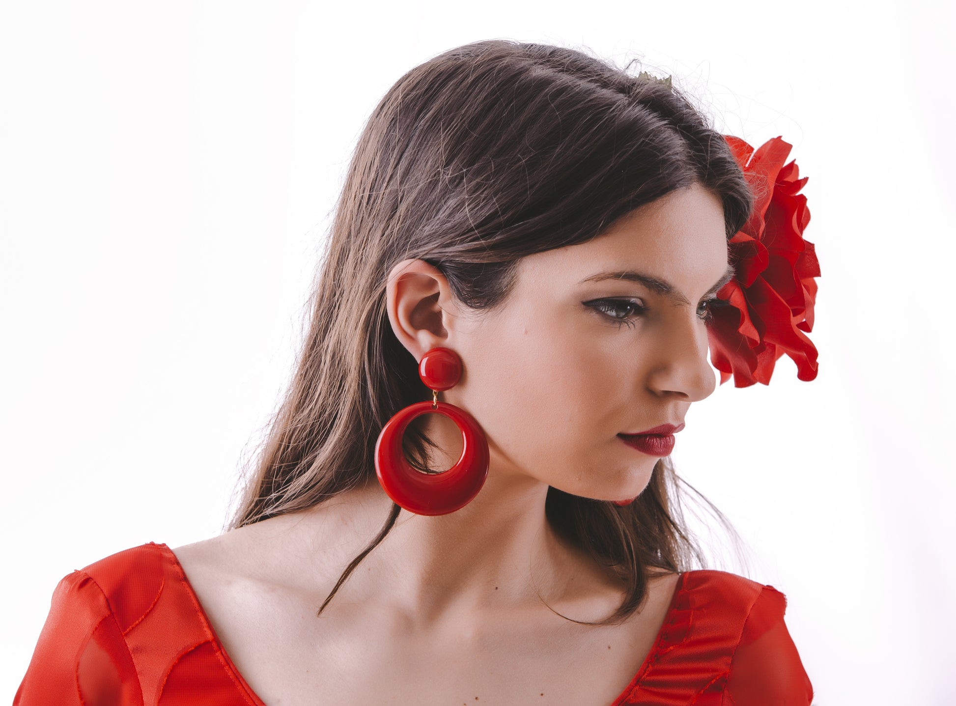 Argolla flamenca - 8 cm