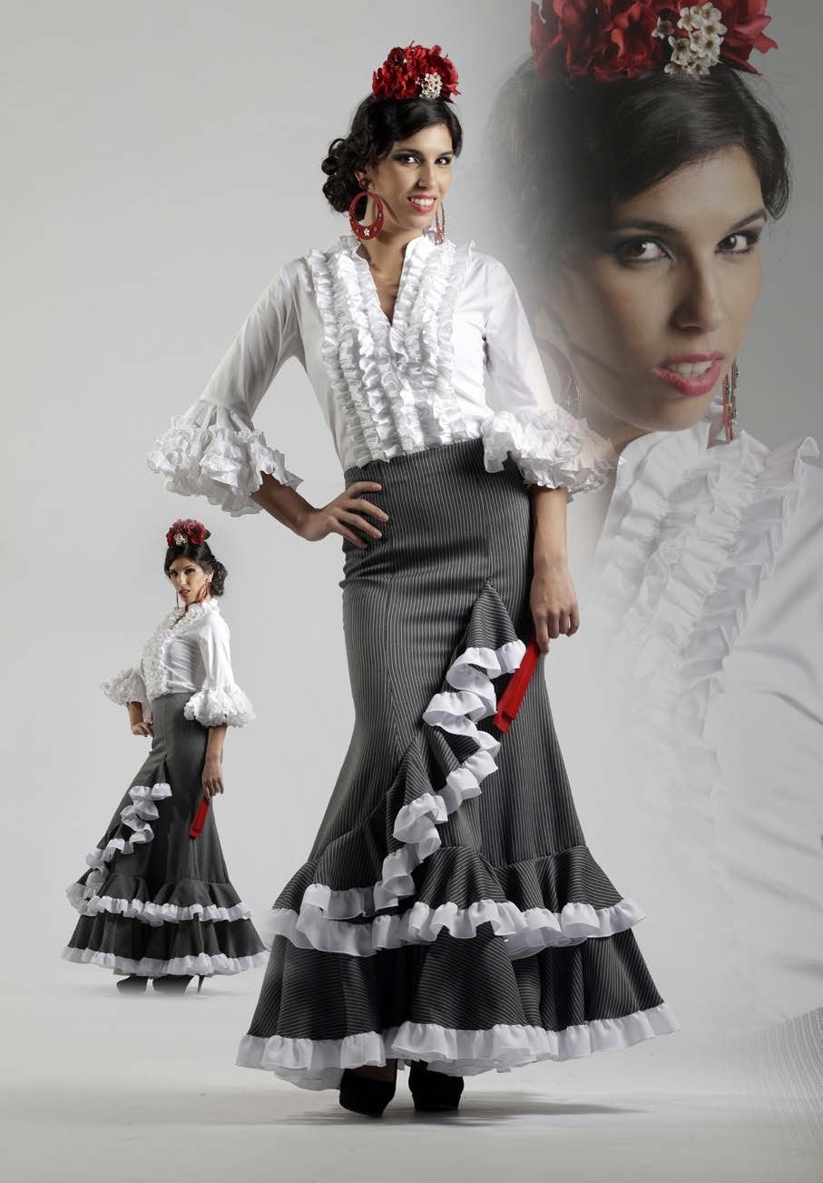 Camisa Blusa flamenca Nadir