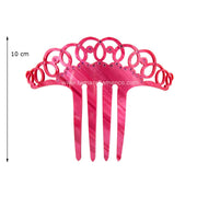 Peinecillo Bella - Nácar con piedras Nacar Morado