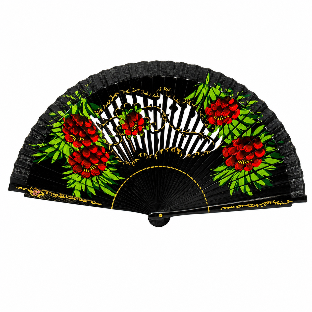 Abanico español pintado (23 cm)