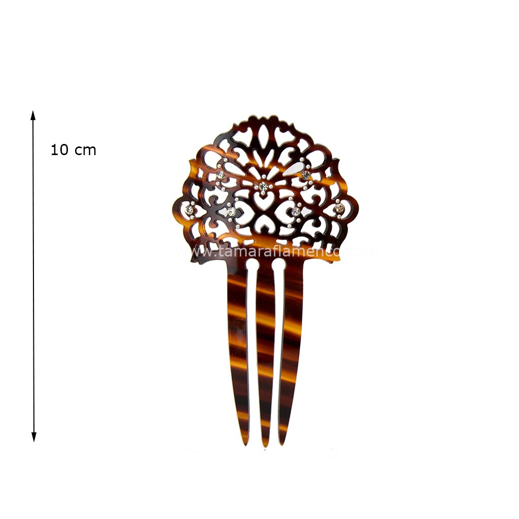 Peinecillo 41 - Nácar con piedras Nacar Clasico