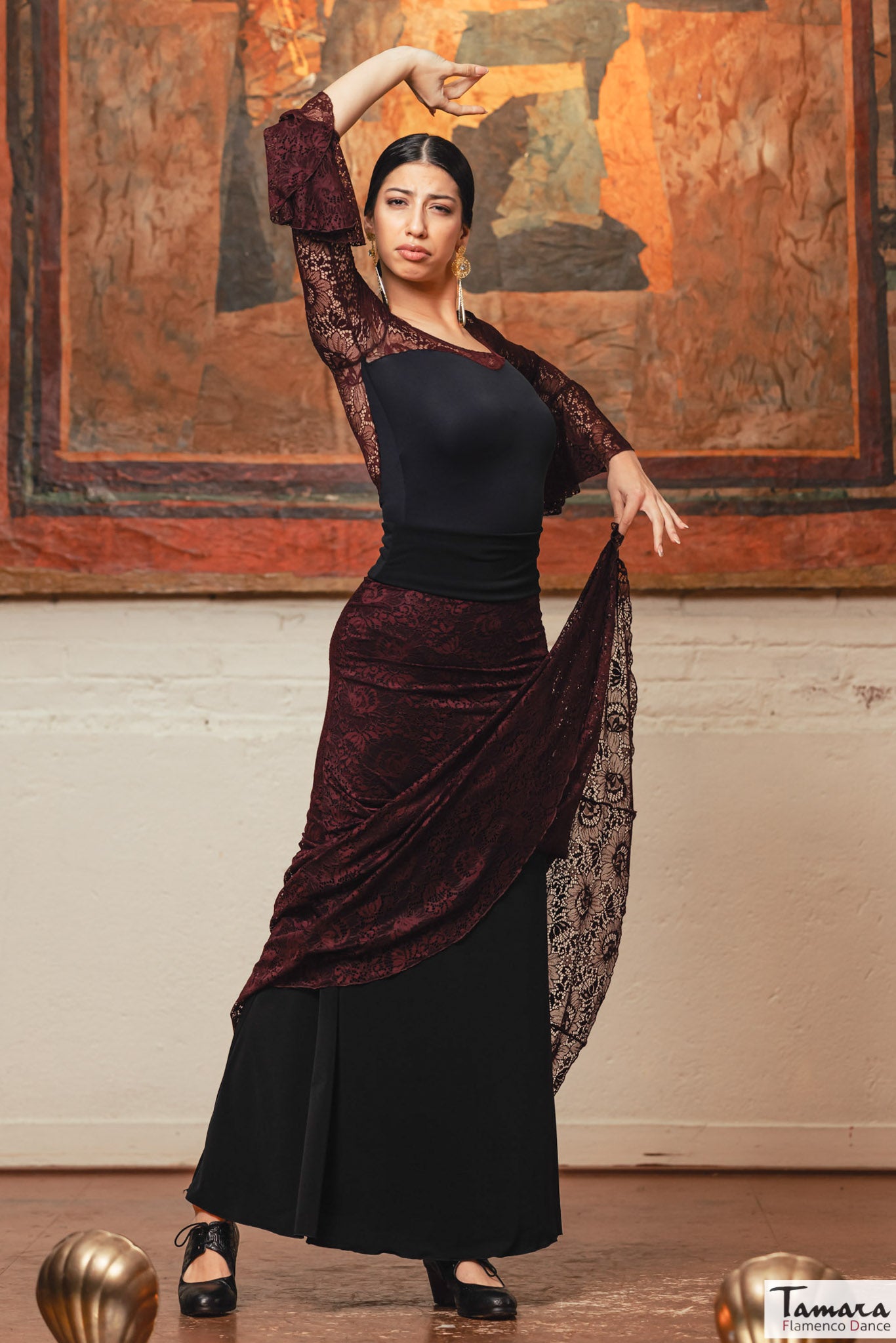 Falda flamenco Sobrefalda Vejer - Encaje elástico