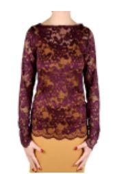 Camiseta Sedal - Encaje Negro