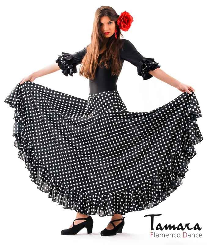 Falda flamenco Sevillana Lunares - Punto