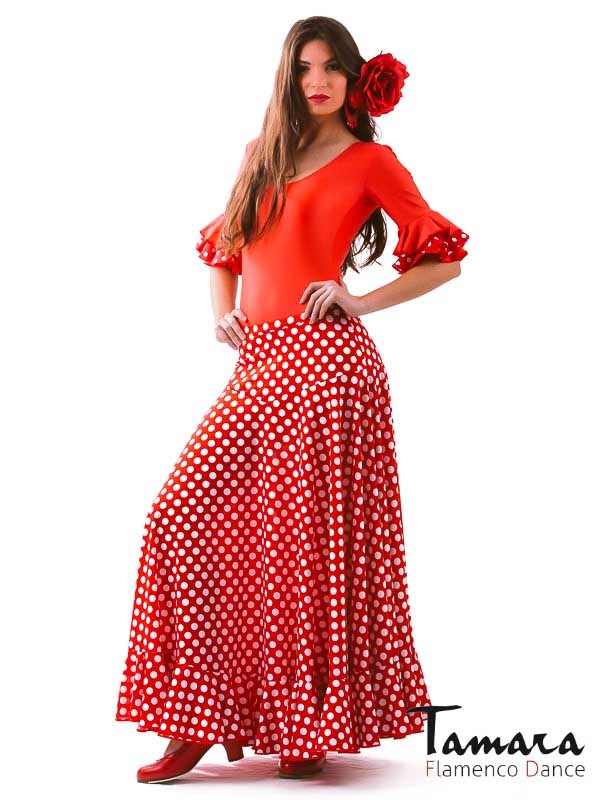 Falda flamenco Sevillana Lunares - Punto