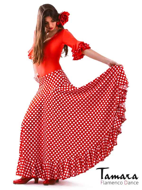 Falda flamenco Sevillana Lunares - Punto
