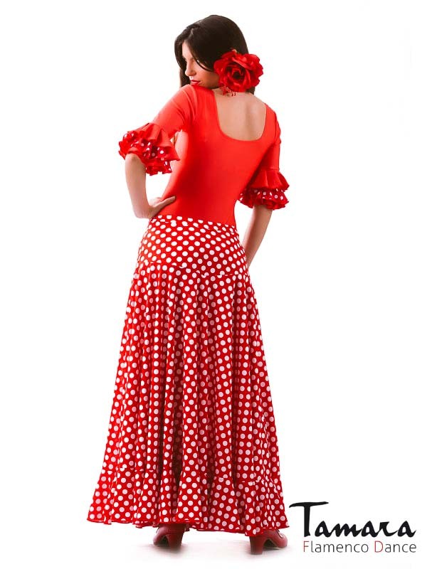 Falda flamenco Sevillana Lunares - Punto