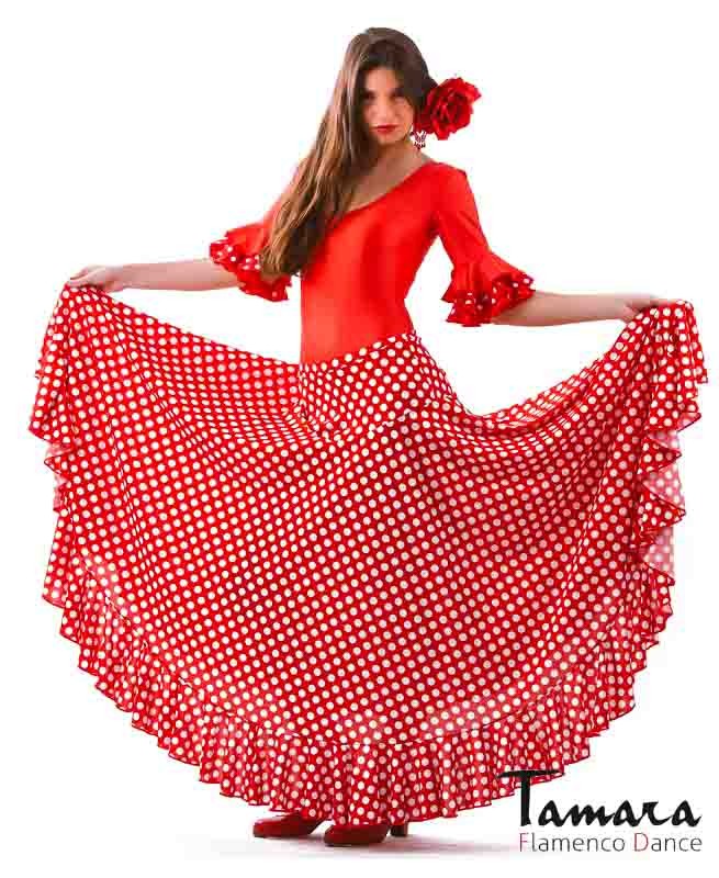 Falda flamenco Sevillana Lunares - Punto