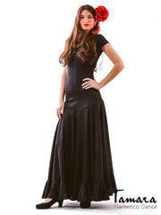 Falda flamenco Sevillana - Punto Negro