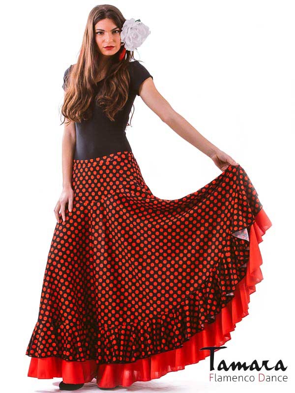 Falda flamenco Alborea lunares - Punto