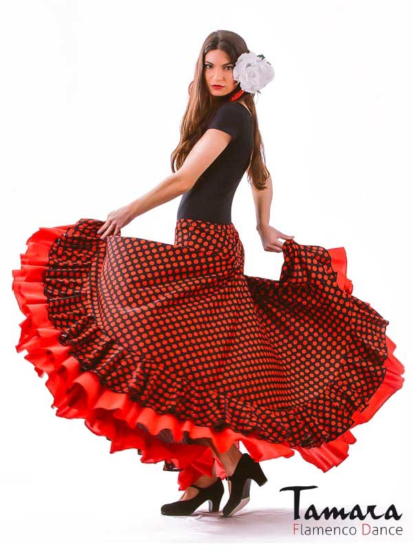 Falda flamenco Alborea lunares - Punto