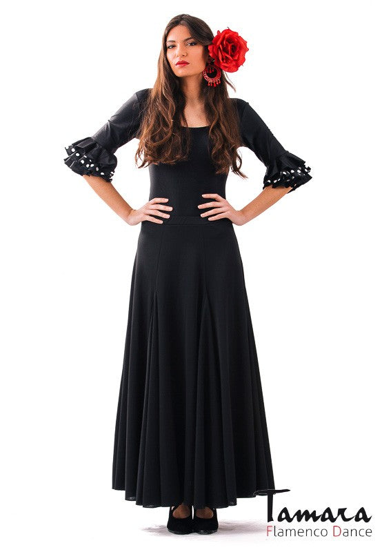 Falda flamenco Jerez - Punto Negro